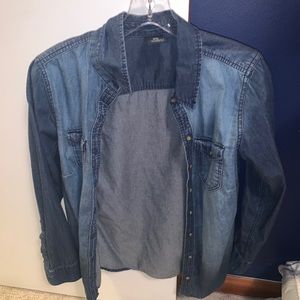 Jean button up